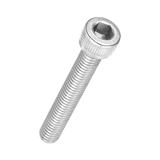 Kozelo 25pcs Socket Head Cap Screws - [M6-1 x 40mm] 304 Stainless Steel Allen Socket Drive for Electrical Motor 3D Printing Fan Engine Replacement Use, Silver