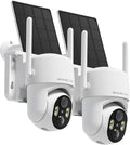 HOSAFE.COM Outdoor Security Camera Wireless, Free Cloud Storage, 360° PTZ by HOSAFE