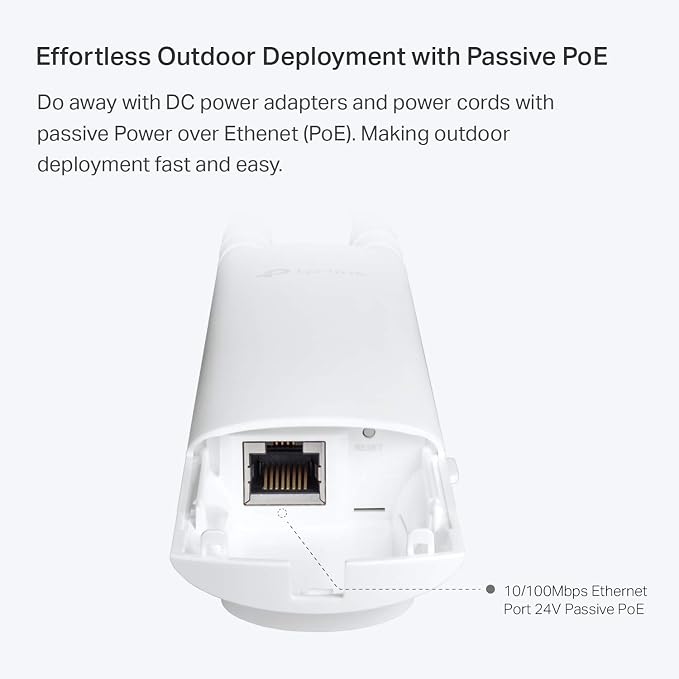 TP-Link EAP110-Outdoor V3, Omada N300 Wireless Outdoor Access Point, WiFi - Image 5