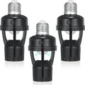 Hortsun 3 Pcs Motion Sensor Light Socket Smart Screw in Light Bulb Outlet by Hortsun