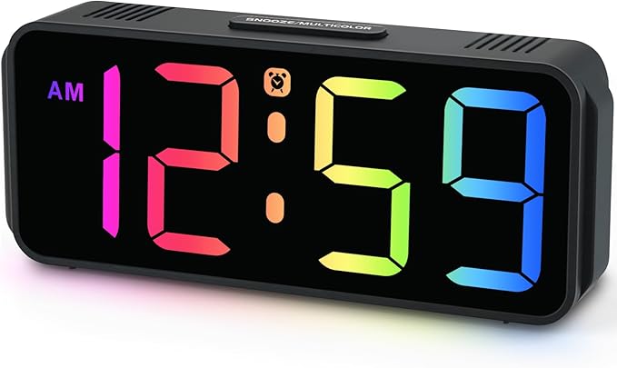 Peakeep Small Tiny Digital Alarm Clock Plug in by PEAKEEP