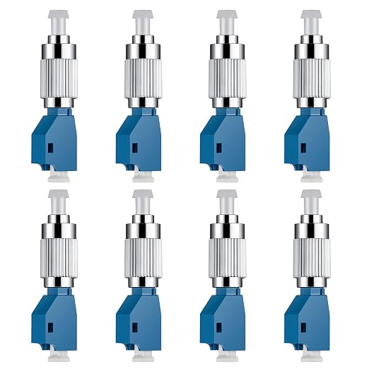 8Pcs Visual Fault Locator Fiber Adapter, Fiber Optic Connector, Single Mode by Moocci