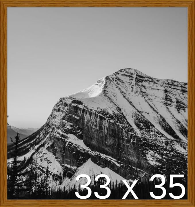 Frame It Easy 33 x 35 Hazel Wood Frame (Derby)
