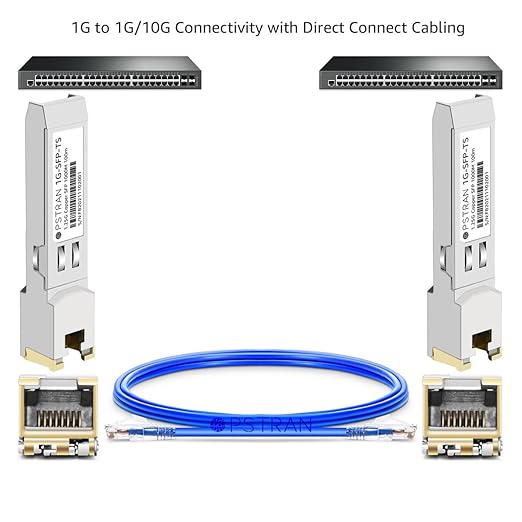 OPSTRAN 1000BASE-T SFP RJ45 Copper Transceiver Module Compatible with Finisar FCLF852XP2BTL 100m Cat5e/6