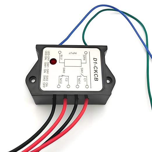 URANT 1NO 1NC 8A Power Relay Module,Suitable for Arduino's 12V Relay Module,Used for Single-Channel Power Switch Control Boards in DIY Electronic Products and Home Automation Projects - D1