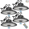 HYPERLITE 150W Smart High Bay LED Shop Lights 4pack, 140LM/W 5000K LED High Bay by HYPERLITE