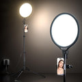 UBeesize 10" LED Light with 62" Tripod Stand, Phone Holder & Remote by UBeesize