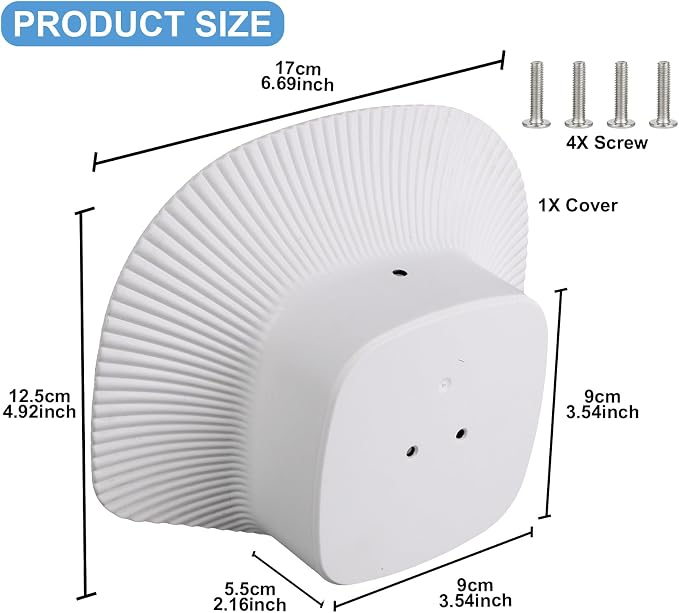 Sun Rain Shade Cover Shield for eufy Security SoloCam S340 Camera, UV-Resistant - Image 7