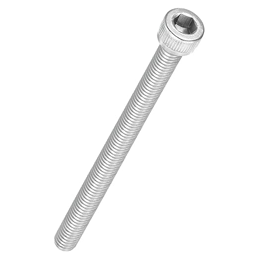 Kozelo 10pcs Socket Head Cap Screws - [M6-1 x 75mm] 304 Stainless Steel Allen Socket Drive for Electrical Motor 3D Printing Fan Engine Replacement Use, Silver