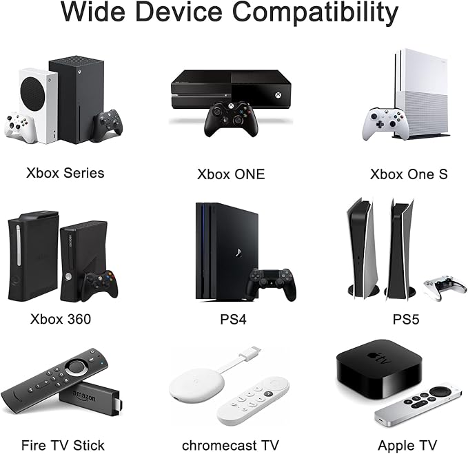 ZUZONG 4 AV to HDMI Converter + 4 HDMI2.0 Switcher(2 in 1) 4 Way RCA Composite to HDMI Adapter Support 4:3/16:9 Switching for N64 NGC WII Xbox PS2/3/4/5 DVD Xbox Series/ONE Switch/OLED