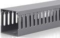 ZhiYo 66in(4X L16.5in) Professional Server Rack Cable Management Raceway, H2in x W2in Cable Raceway Kit, Electrically Safe PVC Open Slot Wire Raceway for Under Desk/Computer/Network Cords, Grey