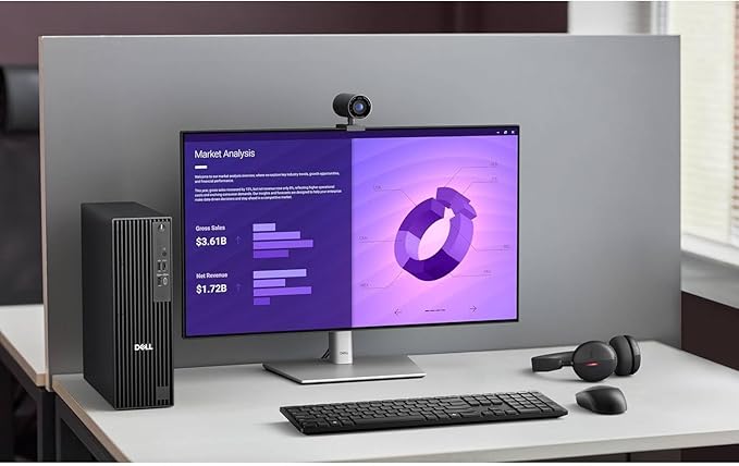Dell Pro Slim QCS1250 Business Desktop, New OptiPlex Version, Intel Core i7-14700(20 Core, 28 Threads), 32GB DDR5 RAM, 2TB PCIe SSD, Ultra-Quiet Design, Dual 4K Monitor Support, USB-C, Windows 11