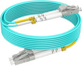 OM3 Multimode Fiber LC to LC, 1m Fiber Patch Cable, Options 0.7in~500ft by RamboCables