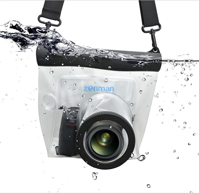 ZONMAN DSLR Camera Univeral Waterproof Underwater Housing Case Pouch Bag - Image 6