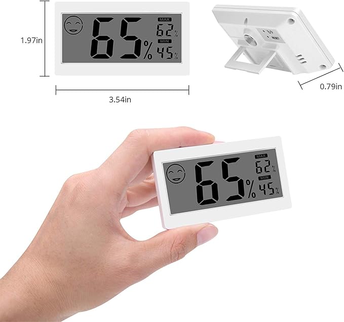 Digital Thermometer Indoor Hygrometer Room Temperature Monitor Humidity Gauge - Image 5