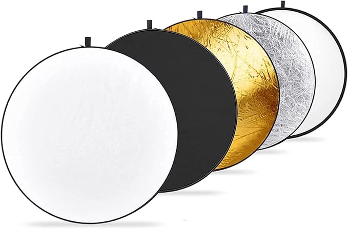 NEEWER 51 Inch/130 Centimeter Light Reflector Diffuser 5 in 1 Collapsible Multi by Neewer