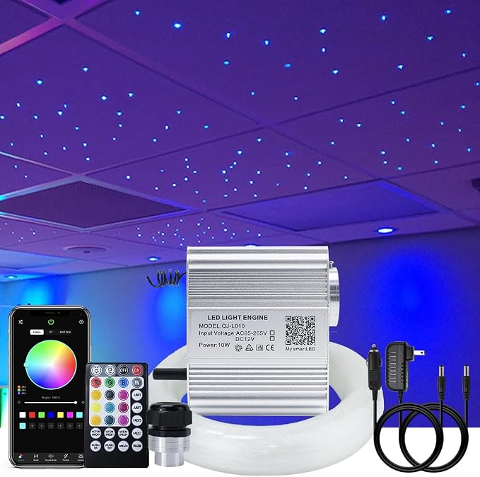 AKEPO Fiber Optic Lights kit Twinkle+ APP Control + Music Effect by AKEPO