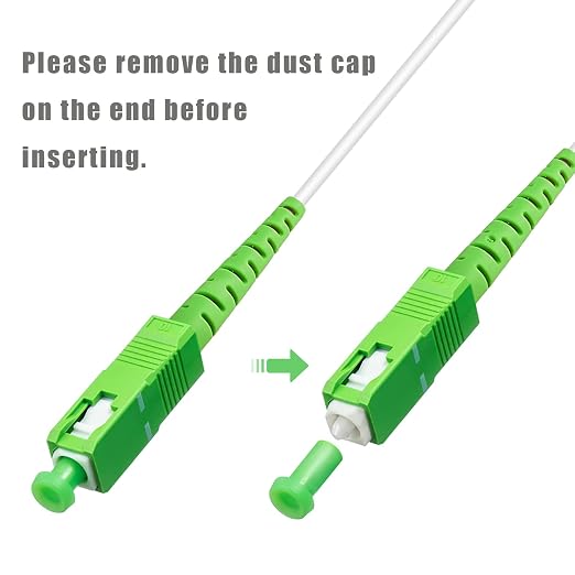 25 Meters SC/APC to SC/APC Fiber Optic Internet Cable, Armored Single Mode - Image 5