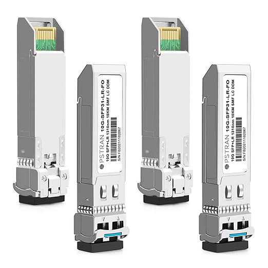 OPSTRAN 10GBASE-LR SFP+ Optical Transceiver Module Compatible with Fortinet FN-TRAN-SFP+LR FS-TRAN-SFP+LR FG-TRAN-SFP+LR 1310nm 10km DDM Duplex LC SMF 4 Pack