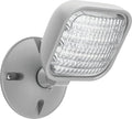 Lithonia Lighting Weatherproof LED Emergency Light Remote Head, One Single Head Emergency Light for Business, Indoor and Outdoor Use, Square, Gray (ERE GY SGL WP SQ M12)