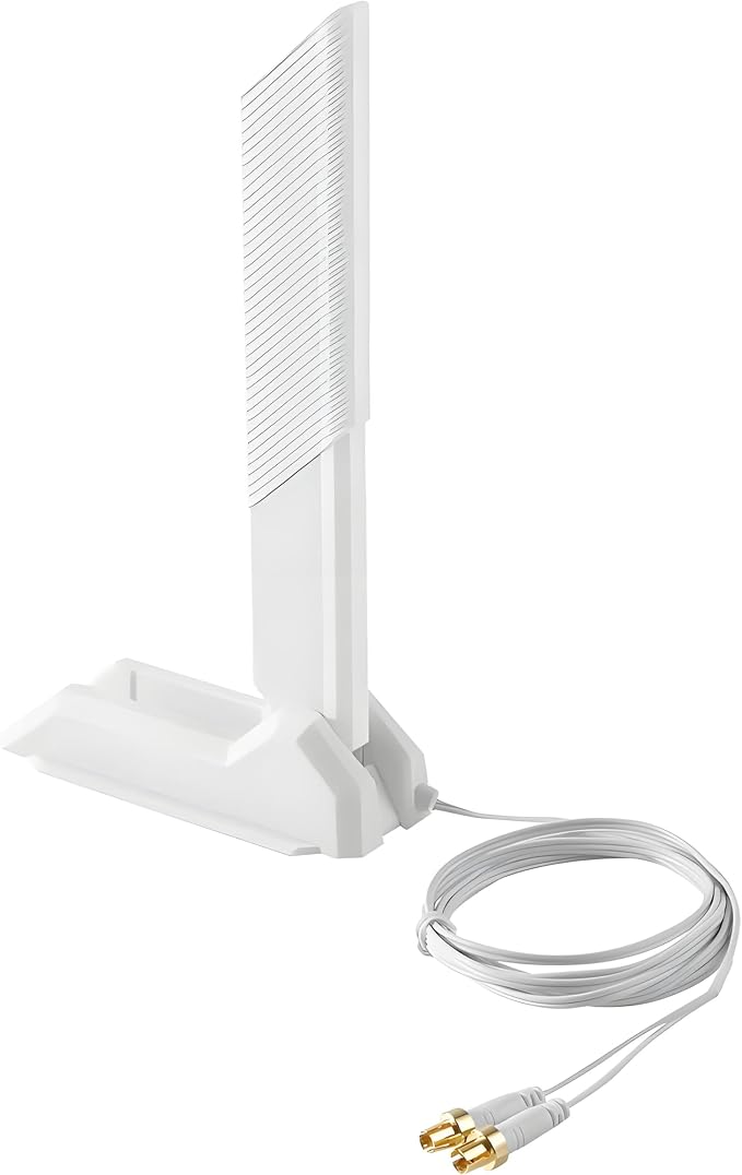 White WiFi 7 Gaming Motherboard Magnetic Base Antenna - Image 5