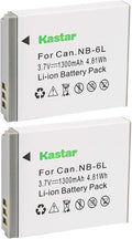 Kastar NB-6L Battery for Canon PowerShot D10, ELPH 500 HS, SX701 HS by Kastar