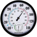 Outdoor Thermometer Hygrometer, 10 Inch Outdoor Thermometer Large Numbers by Lirches