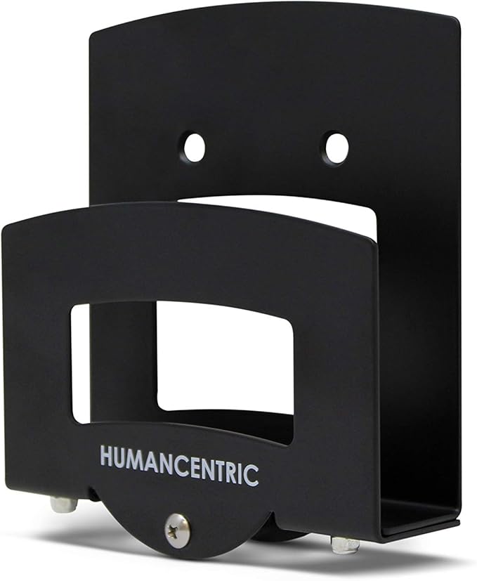HumanCentric Cable Box and Modem Mount, Adjustable Wall Mount for Small and Narrow Devices, Cable Boxes, Modems, DVD Players, Streaming Media Devices, Mount on The Wall Behind TV, Hardware Included