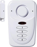 Sabre Elite Wireless Door Alarm with Exit/Entry Delay Mode, Home Mode & Keypad, Deters Intruders w/ 120dB Alarm Heard Up to 1,500 ft, Versatile Settings, Works on Both Left & Right Side Opening Doors