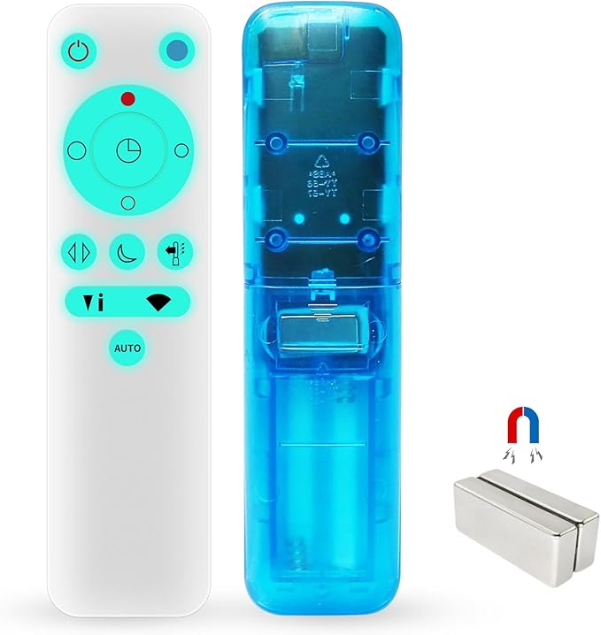 LUNOAOA Upgrade Glowing Fan Remote Control Replacement No Setup for Dyson AM09 Hot+ Cool Heater Tower Fan with Magnet