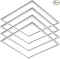 Nothing BUT LEDs 2x2 FT Edge-Lit Frame LED Flat Panel Lights, 5CCT Selectable 3000K‑6500K & 20W/30W/40W, 5000LM, 0‑10V Dimmable, Drop Ceiling Grid Light Fixture, ETL & DLC Listed, 100‑277V – 4 Pack