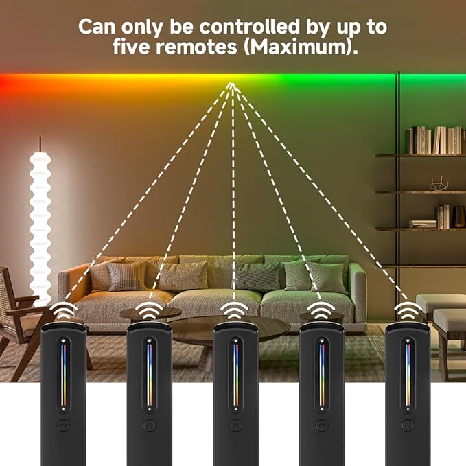 BTF-LIGHTING RC09RFB & C04RF RF 2.4GHz Wireless Tuya Controller Kit Magnetic Wall-Mounted, Dim Brightness/Color,Touch Slide Control for PWM(+ R G B W) 5PIN SMD FCOB RGBW LED Strip DC5V DC12V DC24V