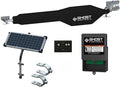 GC GHOST CONTROLS Solar Heavy-Duty Automatic Gate Opener Kit for Driveway Swing Gates with Long-Range Solar Gate Opener Remote - Model TSS1XP