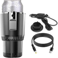 Smart Car Hot and Cold Cup Holder Rapid Heating and Cooling Insulated Electric Beverage Mug for Car Home Office Travel Portable Temperature Control Cup Accessory, Smart Cup for car, Heated Travel Mug