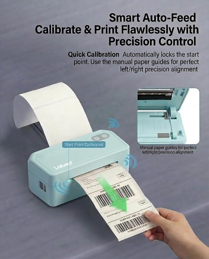 Labeer Bluetooth Thermal Shipping Label Printer, Wireless 4x6 Label Printer - Image 6
