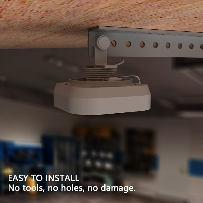 Zwolf No-Drill Mount Bracket for Chamberlain Garage Door Opener Damage-Free - Image 4