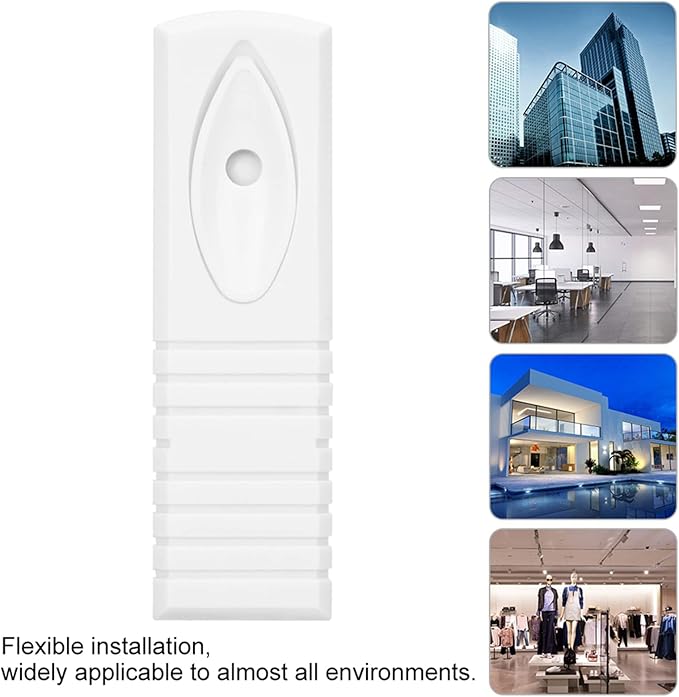 MUNEFE Wired Photoelectric Vibration Alarm Sensor, Home Security Detector Alarm Sensor, Wired Smart Glass Break Detector for Providing Rugged Data Protection