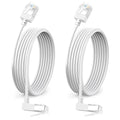 90° Downward Angled Cat 6A Ethernet Ultra Slim Cable 1.6 Feet 2Pack, Flexible by DUTEVOLNS