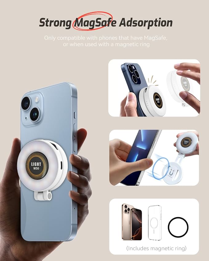 Magnetic Portable Selfie Light for iPhone - Image 8