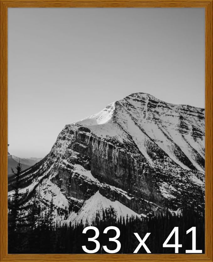 Frame It Easy 33 x 41 Hazel Wood Frame (Derby)