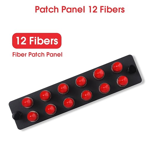 3-Pack 12 Simplex ST Fiber Patch Panel - Image 3