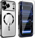Magnetic Glossy Case for iPhone 17 Pro, iPhone 17Pro Phone Case Slim Clear by Unknown