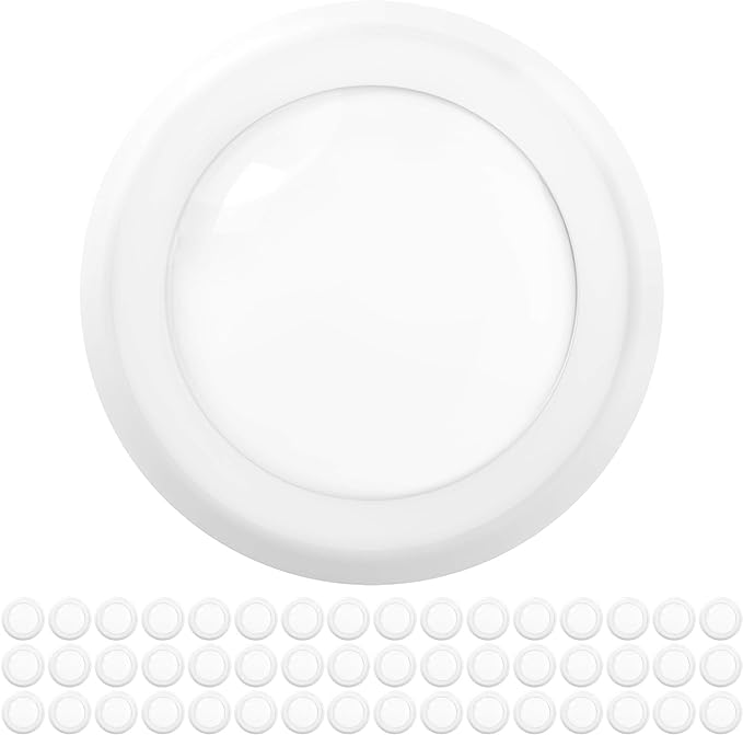 Sunco 48 Pack 5/6 Inch LED Disk Lights, Flush Mount Disc Recessed Ceiling Can Lighting, 1050 LM, 2700K Soft White, Dimmable, 15W=75W, Damp Rated ETL