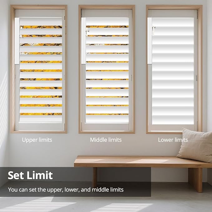 Zigbee Plantation Shutters Motor for Motorized Plantation Shutters and Automatic Curtain Opener, Requires Tuya Zigbee Hub (Only Motor)