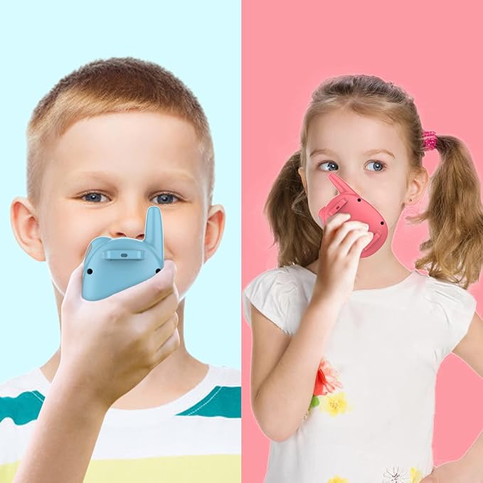 Qniglo Walkie Talkies for Kids Rechargeable 3 Pack, Spy Toys for 4 5 6 7 8 12 Year Old Girls Boys, Kids Walkie Talkies with FM for Outdoor Camping, Christmas Birthday Gifts for Kid Toddler Age 3-12