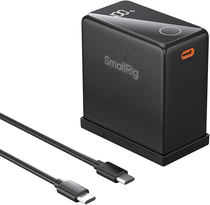 SMALLRIG 10500mAh NP-F970 Replacement Battery, PD 36W Fast Charging, 3.5H Fully by SmallRig
