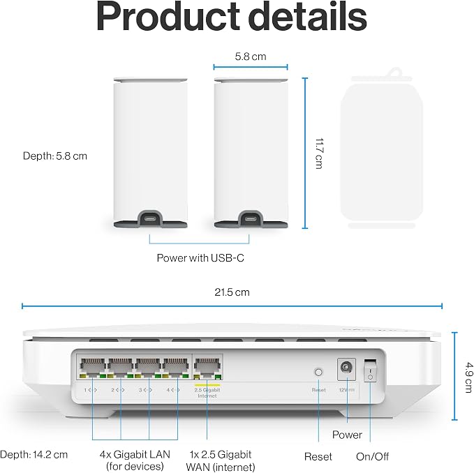 Linksys Multi-gig Micro Mesh WiFi 6 System | Connect 100+ Devices | Up to 5 - Image 3