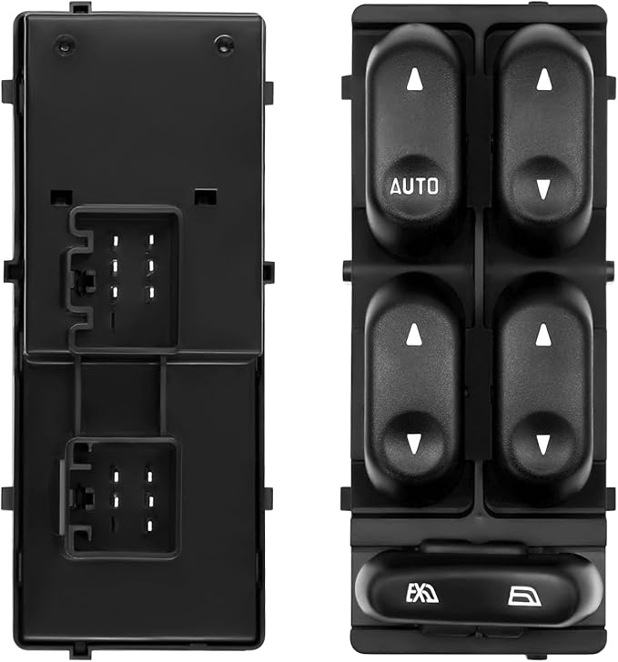 Ford Power Window Switch Replacement for 2002 2003 2004 Ford F250 F350 F450 F550,2002-2003 Explorer, 2002-2005 Excursion Mercury Mountaineer Replacement Button Windows Switches - OE 1L2Z14529BA