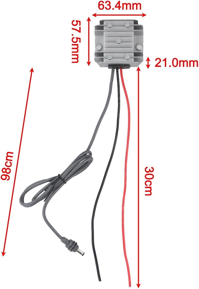 DC 9V-28V To 30V 3.5A DC Converter Regulator Voltage Regulator,IP68 Waterproof Transformer