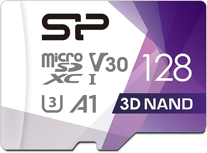 Silicon Power 128GB Micro SD Card U3 SDXC Up to 100MB/s High Speed Memory Card by SPSiliconPower